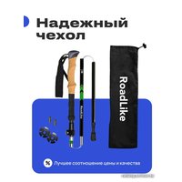 Палки для скандинавской ходьбы RoadLike Compact 368219 (зеленый)