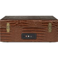 Виниловый проигрыватель Crosley Voyager Brown Croc