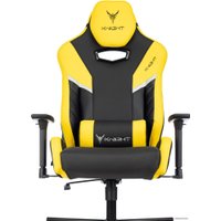 Игровое (геймерское) кресло Knight Thunder 5X (черный/желтый)
