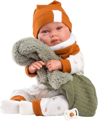 Пупс Llorens В зеленом 84465