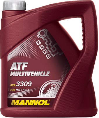Трансмиссионное масло Mannol ATF Multivehicle 4л