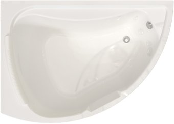 Ванна Radomir Альбена 168x120L 1-01-2-1-1-015К (белый, хром)