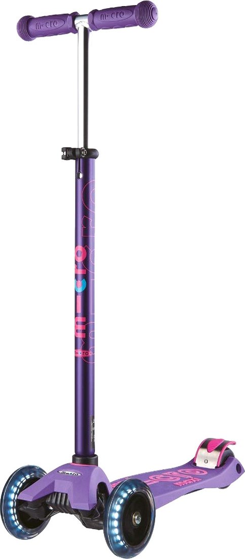 

Трехколесный самокат Micro Maxi Deluxe LED (фиолетовый)