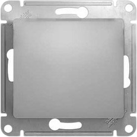 Кнопка без фиксации Schneider Electric Glossa GSL000315 (алюминий)