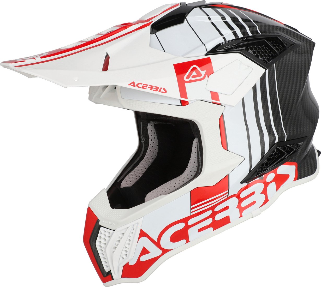 Мотошлем Acerbis Airstrike-C 0026832.239.064 (M, белый/красный)
