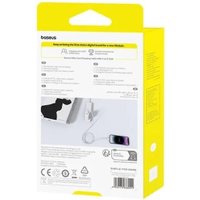 Кабель Baseus Silky Series Fast Charging Cable USB Type-C - Lightning (2 м, белый)