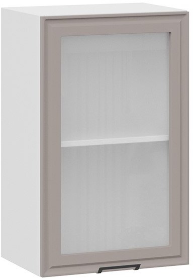 

Шкаф навесной Трия Белладжио 1В45С (белый/софт капучино)