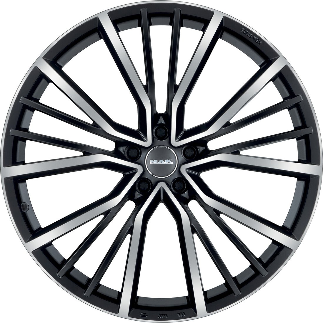 

Литые диски MAK Union 20x9" 5x112мм DIA 66.45мм ET 26мм Black Mirror