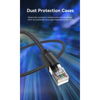 Кабель Vention IKOBN RJ45 - RJ45 (15 м, черный) в Лиде