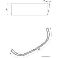 Фронтальный экран под ванну Ravak A LoveStory II R CZ76100A00