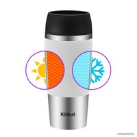 Термокружка Kitfort KT-1224-2 400 мл (белый) в Борисове