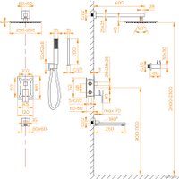 Душевая система  RGW SP-56B