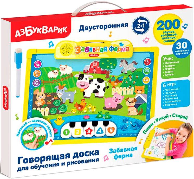 

Интерактивная игрушка Азбукварик Забавная ферма 4680019284675
