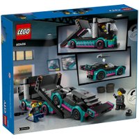 Конструктор LEGO City 60406 Гоночный автомобиль и грузовик-автовоз