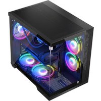 Корпус MODECOM Volcano Panorama Apex ARGB 3F Midi (темно-серый)