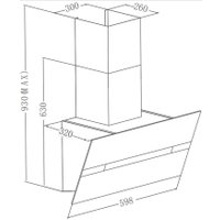 Кухонная вытяжка Meferi AIRBOX60WH Comfort Plus