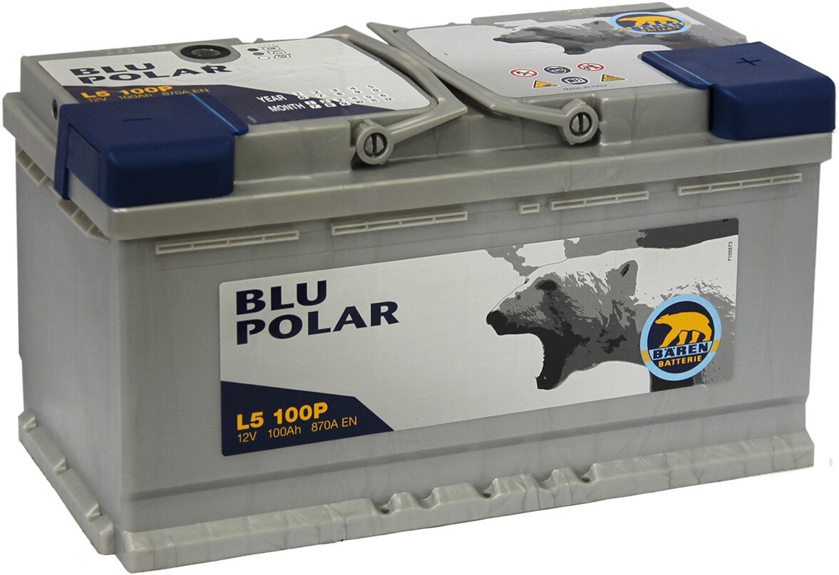 

Автомобильный аккумулятор Baren Blu Polar R+ (100 А·ч)