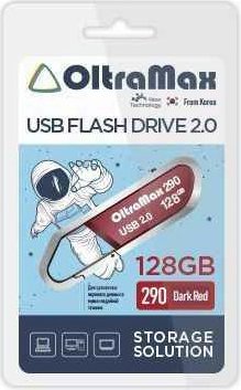 

USB Flash OltraMax 290 128GB (красный)