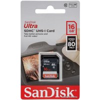 Карта памяти SanDisk Ultra SDHC SDSDUNS-016G-GN3IN 16GB