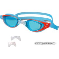 Очки для плавания Indigo Pike GT21-4 (голубой/оранжевый)