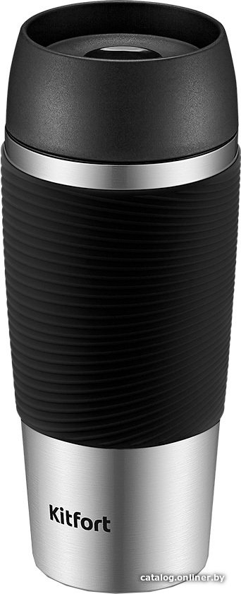 Термокружка Kitfort KT-1224-1 400 мл (черный)
