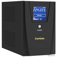 Источник бесперебойного питания ExeGate SpecialPro Smart LLB-3000.LCD.AVR.C13.RJ.USB