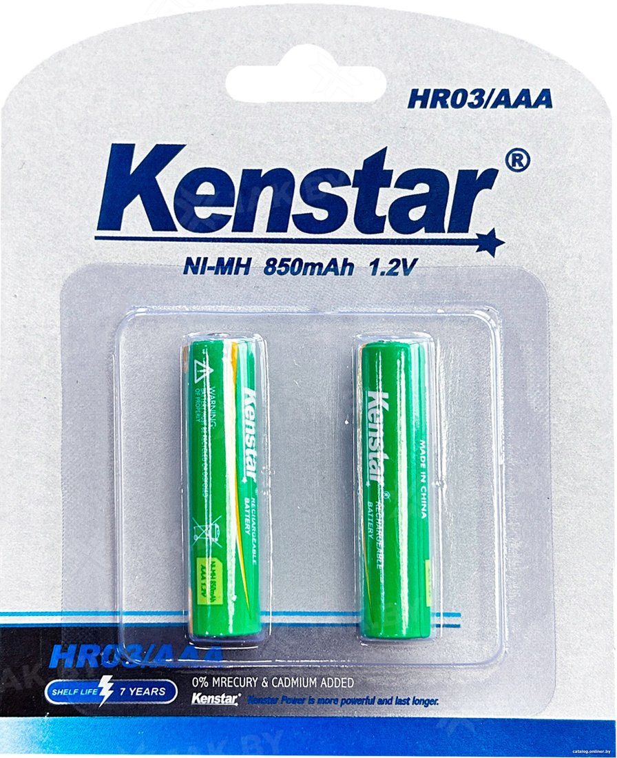 Аккумулятор Kenstar HR03/AAA Ni-Mh 850 mAh BL-2