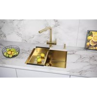 Дозатор для моющего средства Paulmark Decus D004-LG (светлое золото)