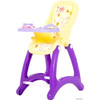 Стульчик для кукол Полесье Беби №2 48011 (фиолетовый/желтый)