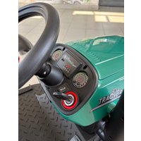 Электротрактор Baby Driver Трактор John Deere с эл. прицепом, лопатой R444 (зеленый)