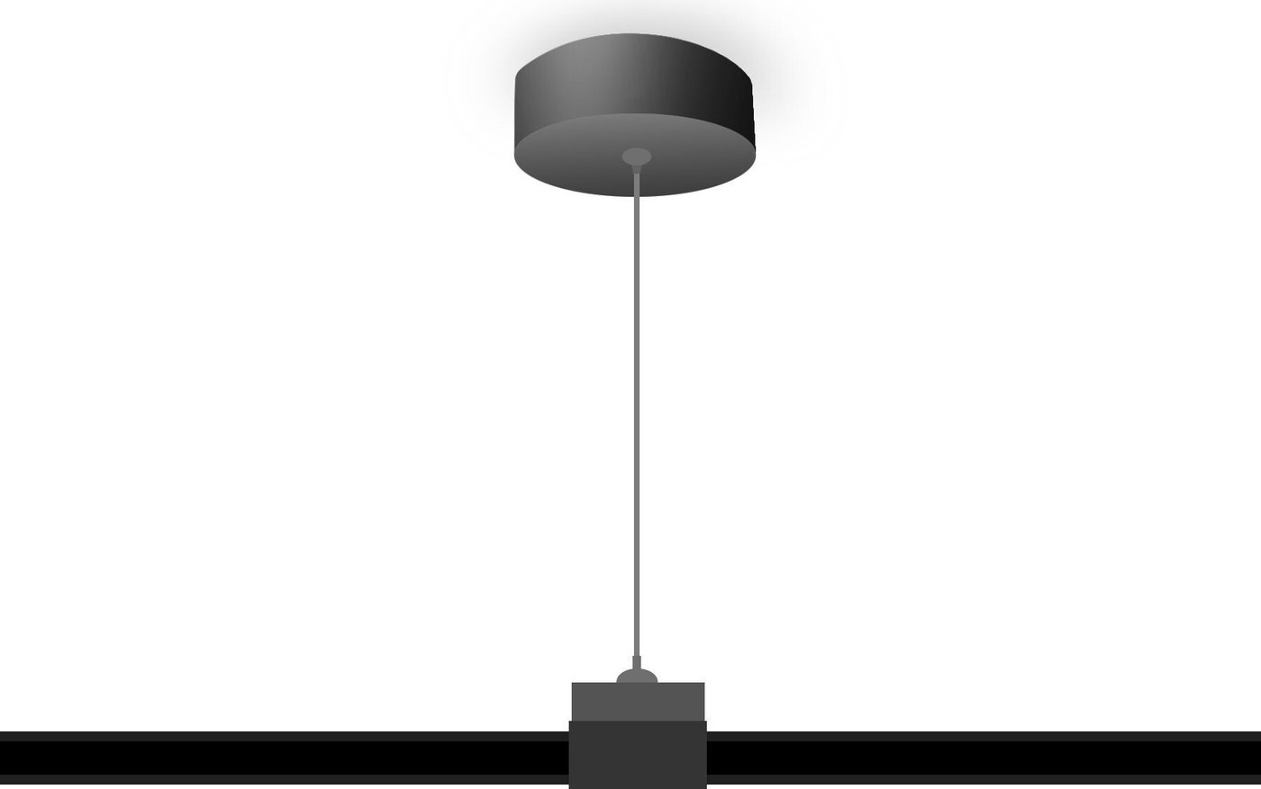 

Подвес для треков Ambrella light GL7033 BK