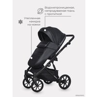 Универсальная коляска Riko Basic Delta Ecco (3 в 1, 15/black)