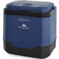 Термоэлектрический автохолодильник ZUGEL ZCR1004 32л (синий)