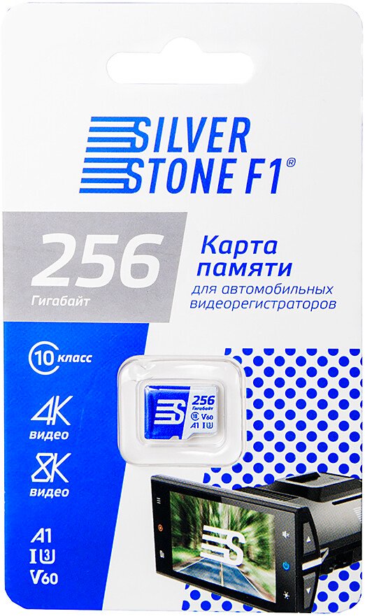 

Карта памяти SilverStone F1 Speed Card 256GB