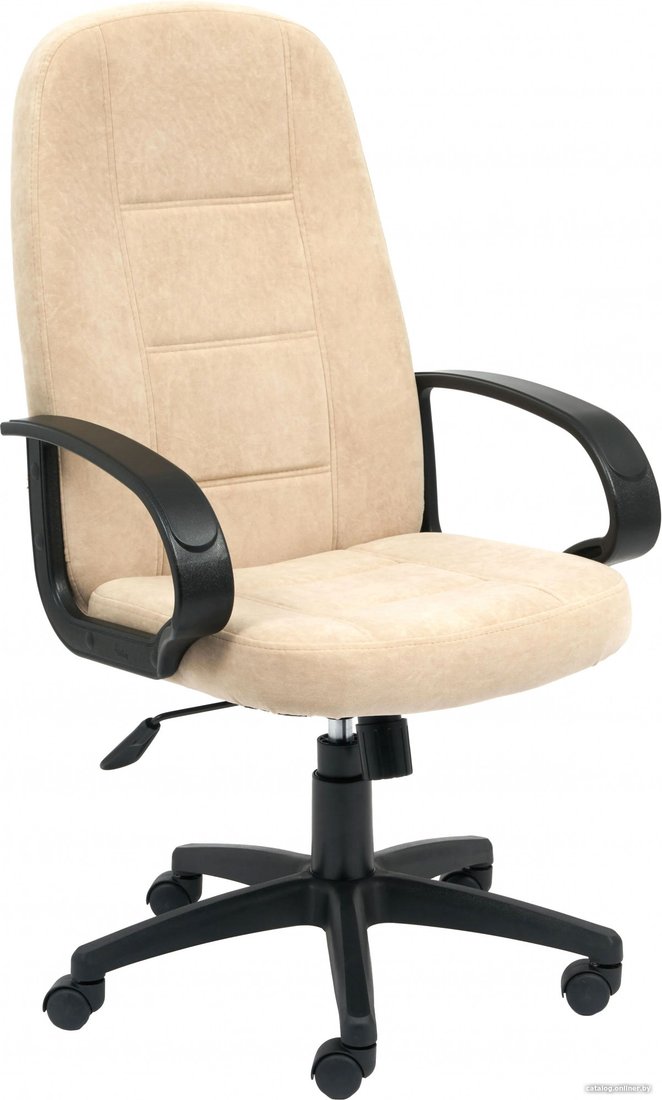 Офисное кресло TetChair СН-747 флок (бежевый)