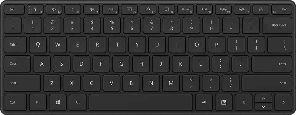 

Клавиатура Microsoft Designer Compact Keyboard (черный)