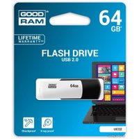 USB Flash GOODRAM UCO2 64GB (черный/белый)