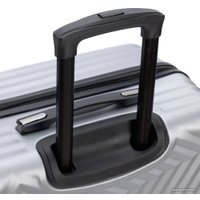 Чемодан-спиннер Torber T1919L 77 см (серебристый)