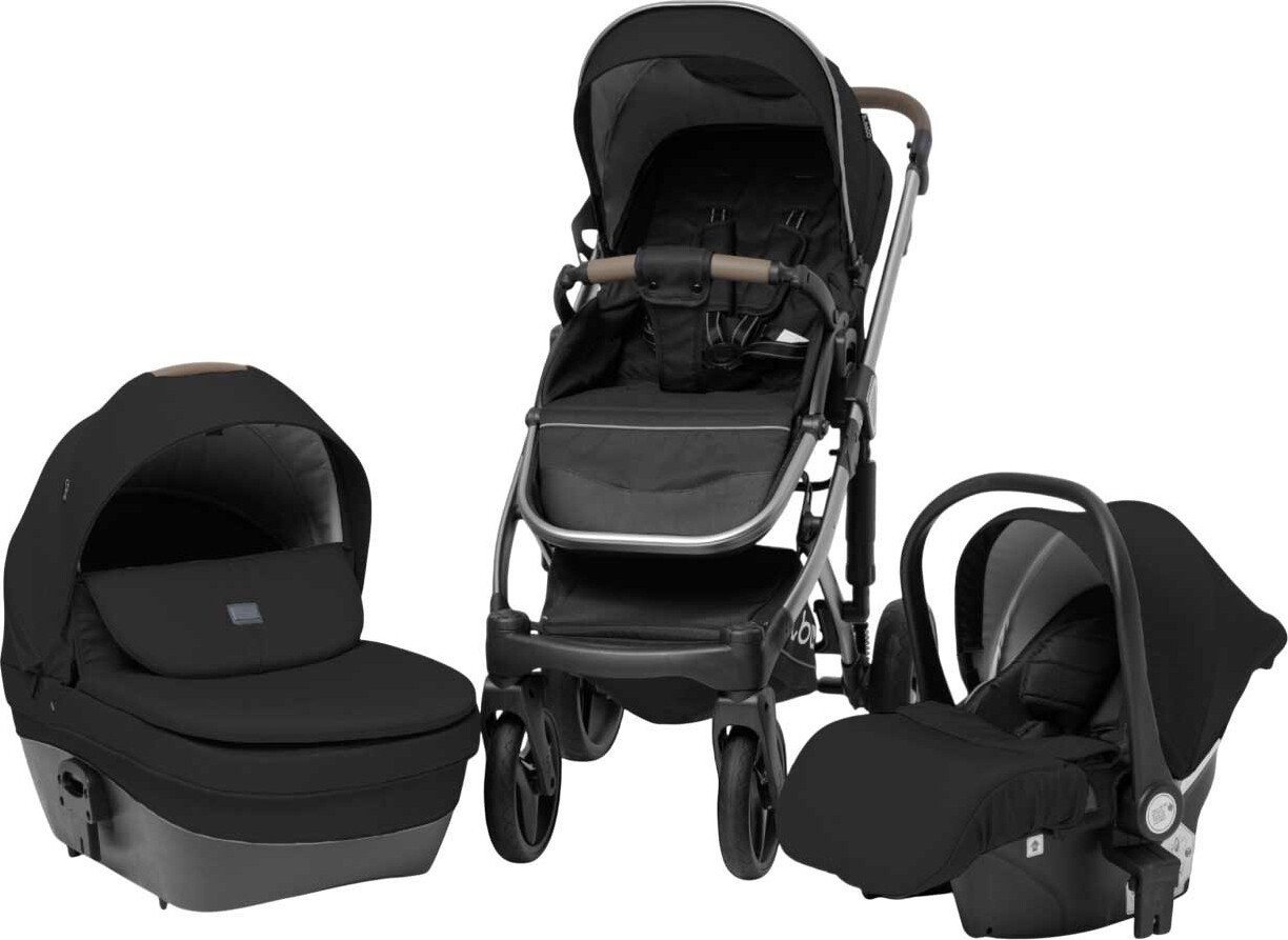 

Универсальная коляска Bubago Rosano BG 164-4 (3 в 1, черный)