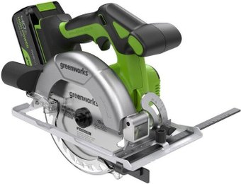 Дисковая (циркулярная) пила Greenworks GD24CS165 1501607CUB (с 1-им АКБ)