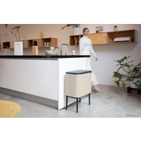 Система сортировки мусора Brabantia Bo Touch Bin 3x11 л (бежевый)