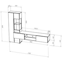 Горка НК-Мебель Point тип-70 71774910 (дуб вотан/серый графит)