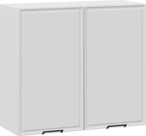 

Шкаф навесной Трия Белладжио 1ВВ8 с двумя дверьми (белый/фон белый)