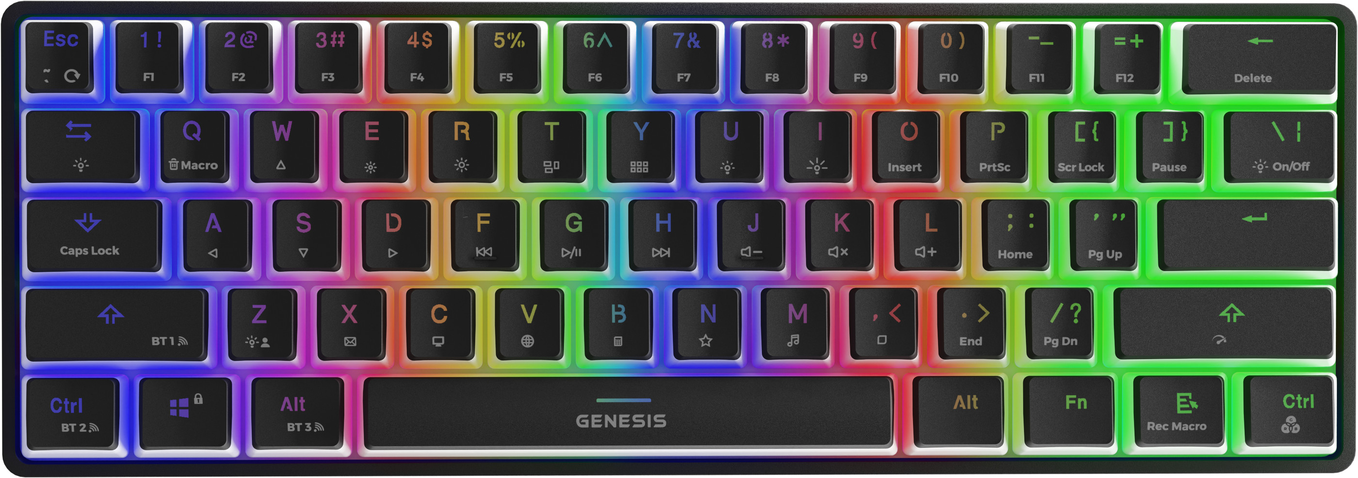 

Клавиатура Genesis Thor 660 (черный, нет кириллицы)