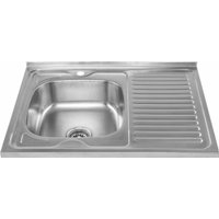 Кухонная мойка Saniteco 8060S-L (с сифоном)