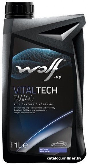 Моторное масло Wolf Vital Tech 5W-40 1л