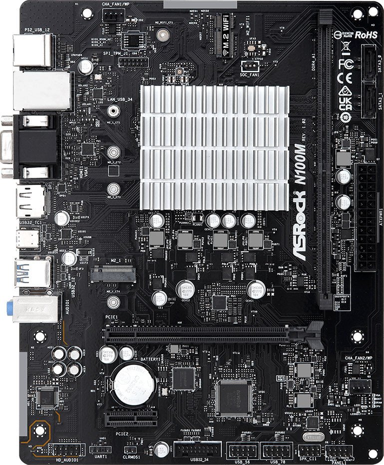 

Материнская плата ASRock N100M