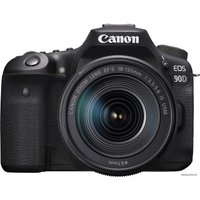 Зеркальный фотоаппарат Canon EOS 90D Kit 18-135 IS USM (черный)