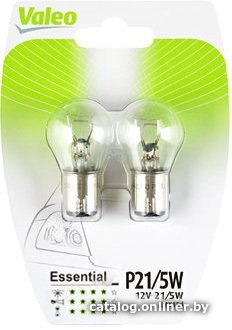 Лампа накаливания Valeo P21/5W Set Essential 2шт