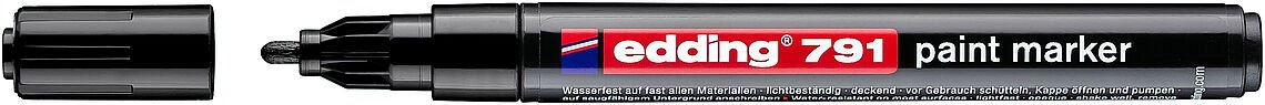 

Маркер перманентный Edding 791 e-791A-1 (черный)